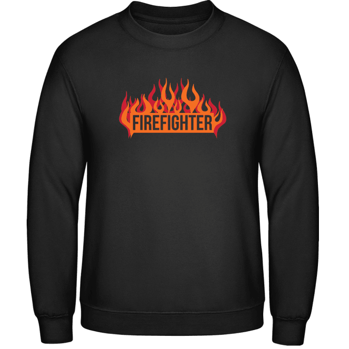 Firefighter Flames Sudadera contain pic