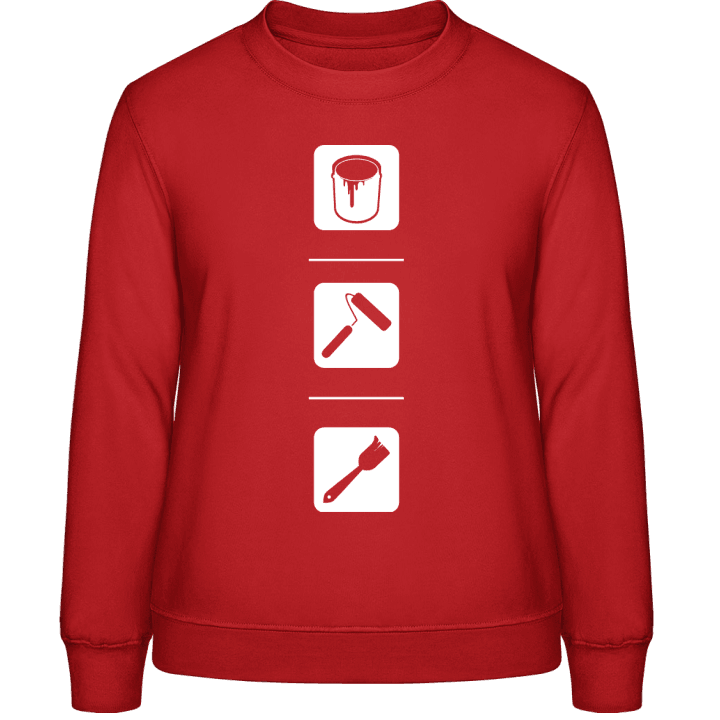 Painter Kit Sweatshirt för kvinnor contain pic