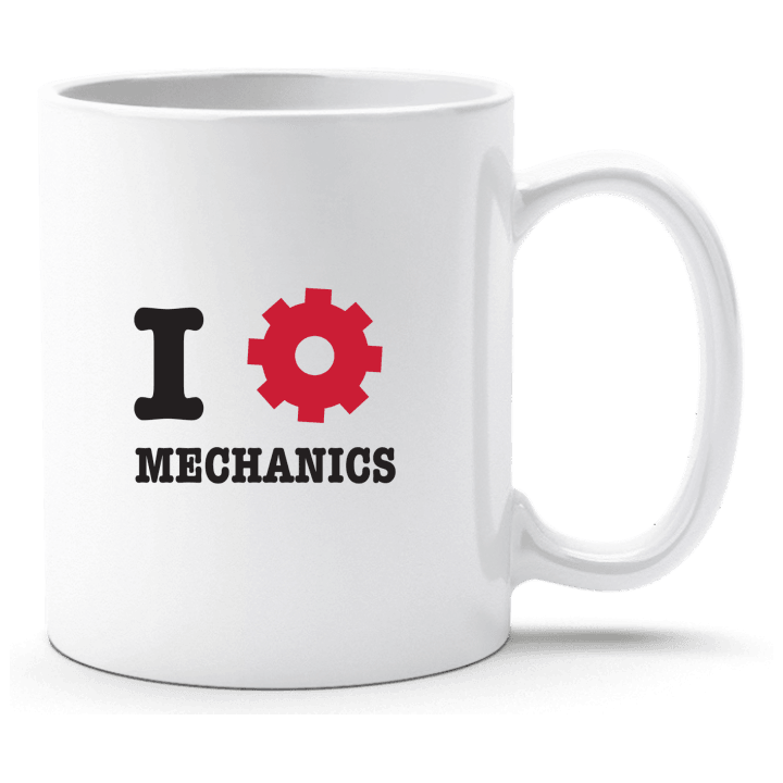 I Love Mechanics Taza contain pic