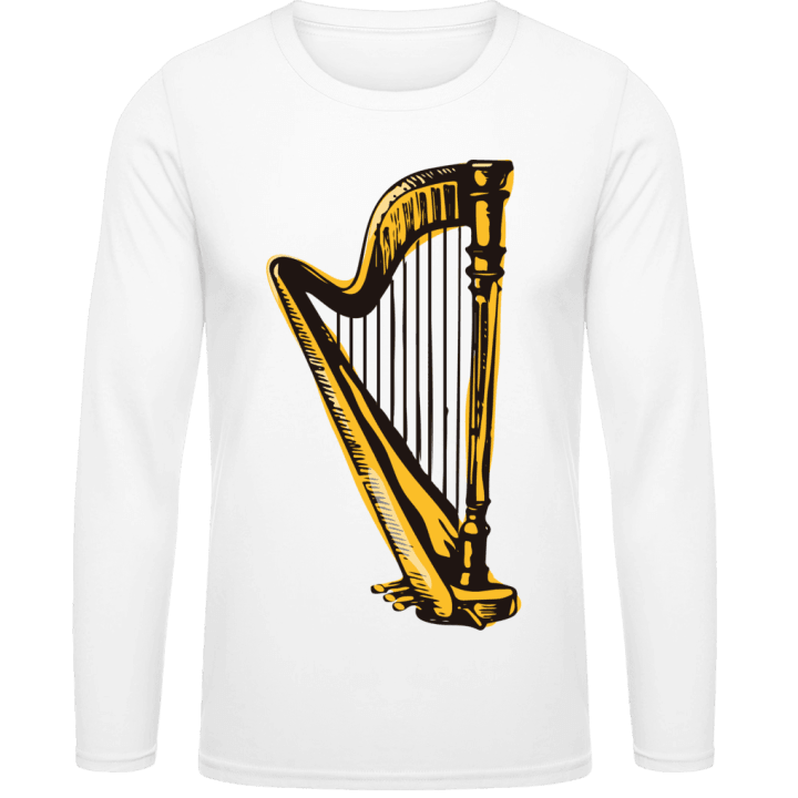 Harp Illustration Long Sleeve Shirt contain pic