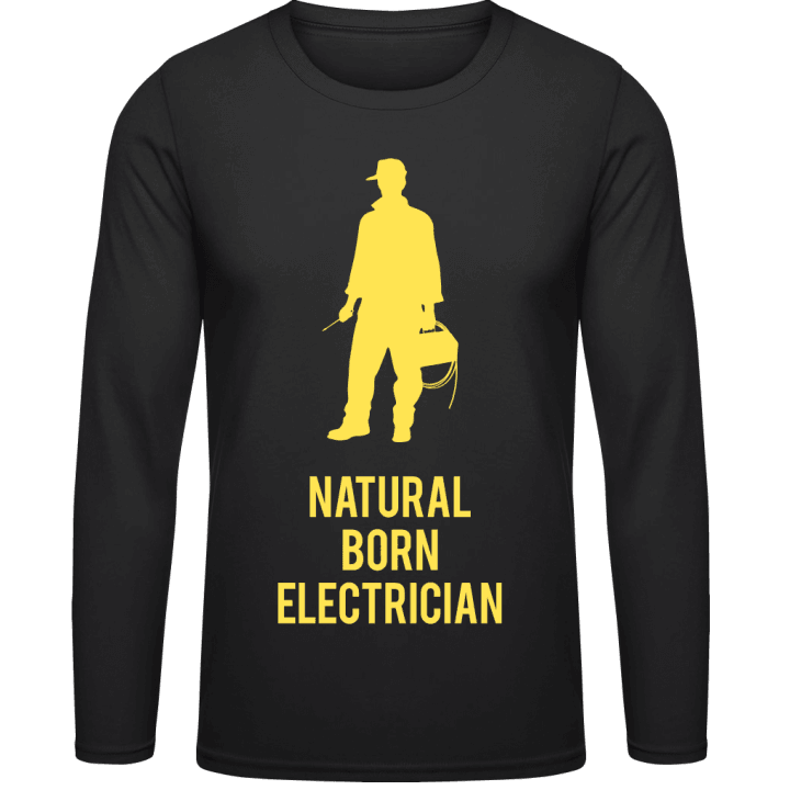 Natural Born Electrician Langermet skjorte contain pic
