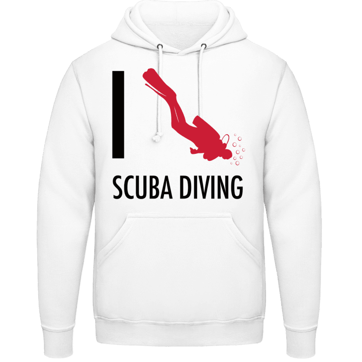 I Love Scuba Diving Huvtröja contain pic