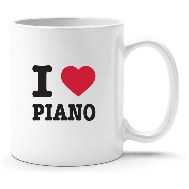 I Love Piano Taza contain pic