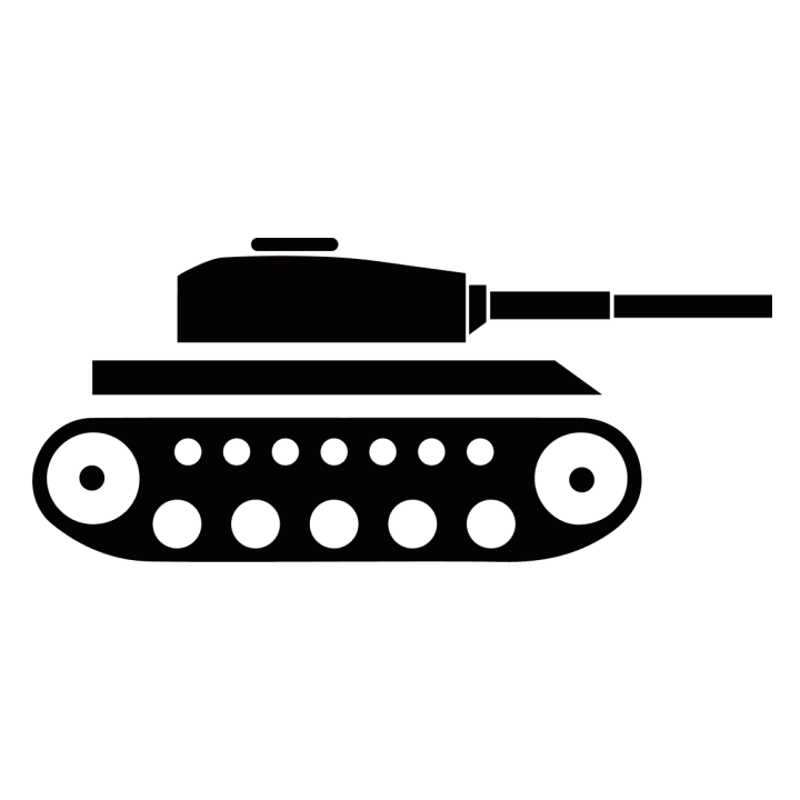 Tank Silhouette Baby Strampler 0 image