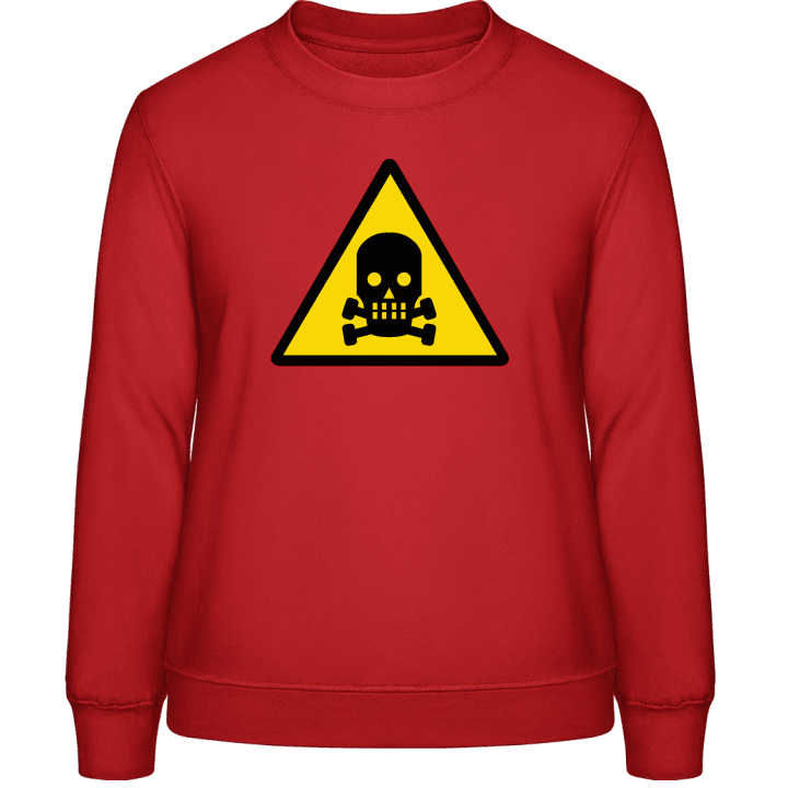 Poison Caution Sweatshirt för kvinnor contain pic