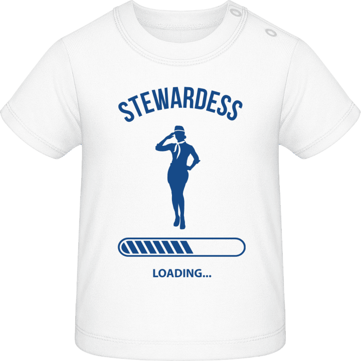 Stewardess Loading T-shirt för bebisar contain pic