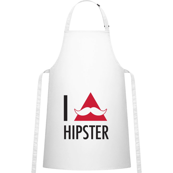 I Love Hipster Kitchen Apron 0 image