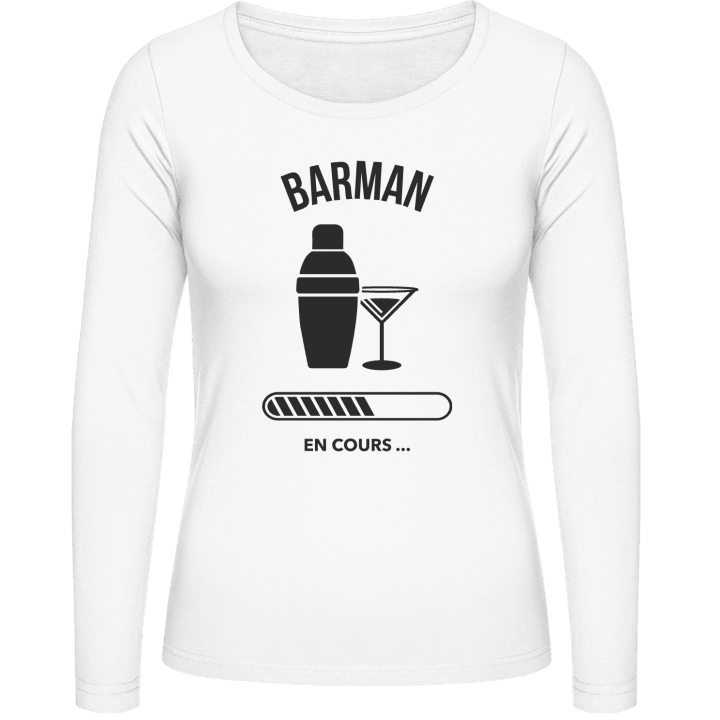 Barman en cours Langermet skjorte for kvinner contain pic