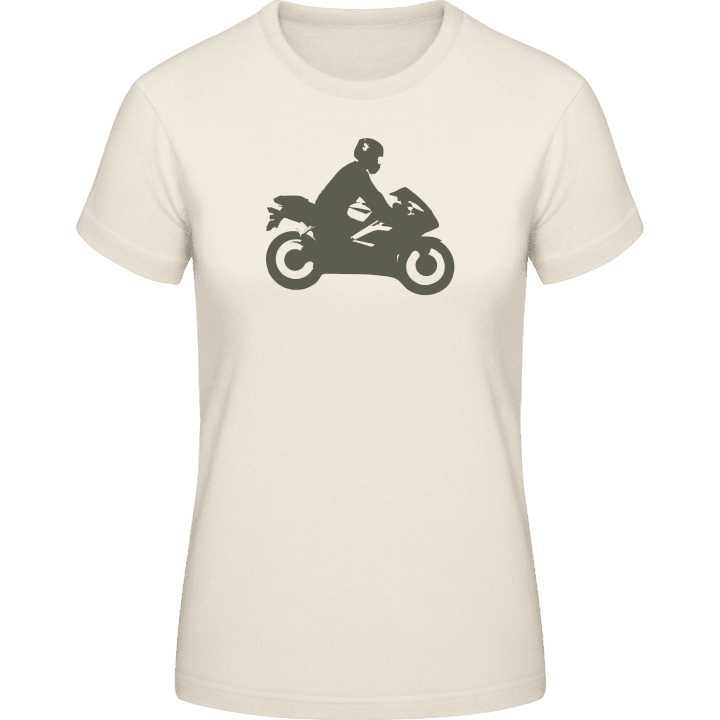 Motorcyclist Silhouette Frauen T-Shirt 0 image