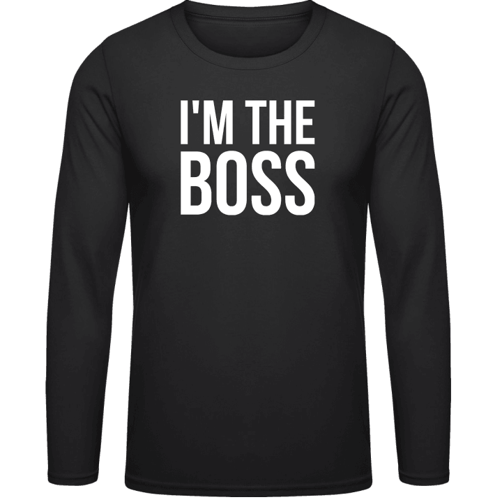 I'm The Boss Langermet skjorte contain pic