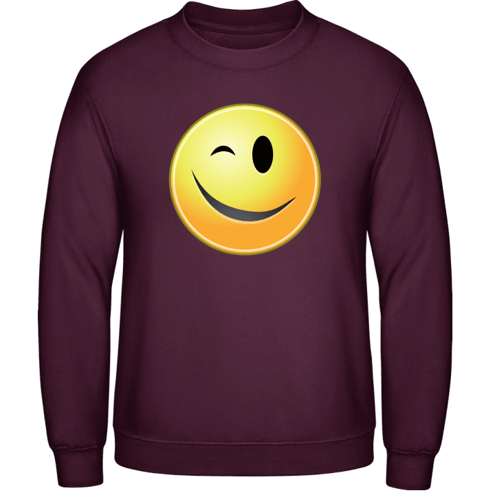 Wink Smiley Sweatshirt contain pic