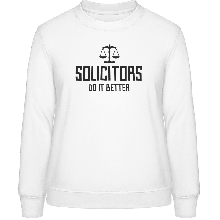 Solicitors Do It Better Frauen Sweatshirt 0 image