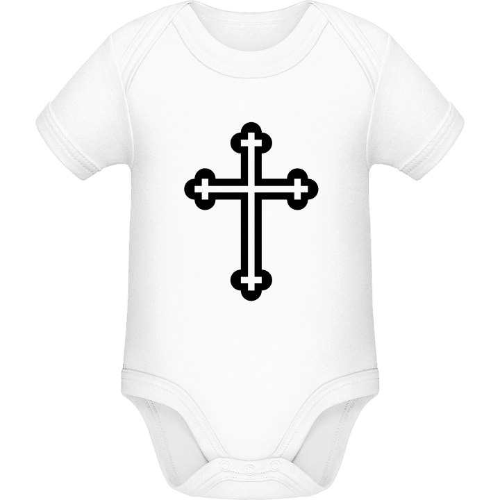 Kreuz Baby Strampler contain pic