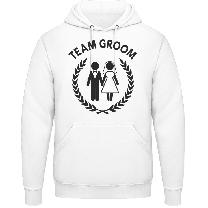 Team Groom Own Text Sweat à capuche contain pic