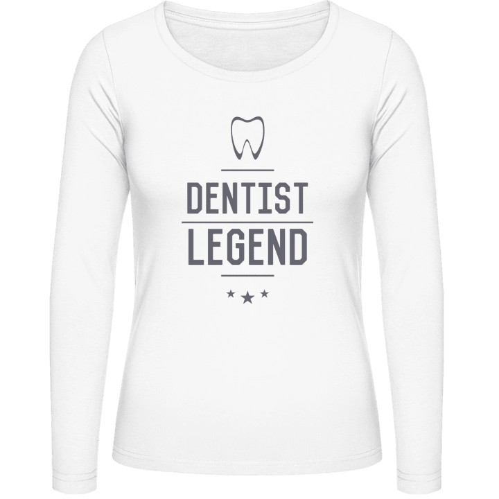 Dentist Legend Langermet skjorte for kvinner contain pic