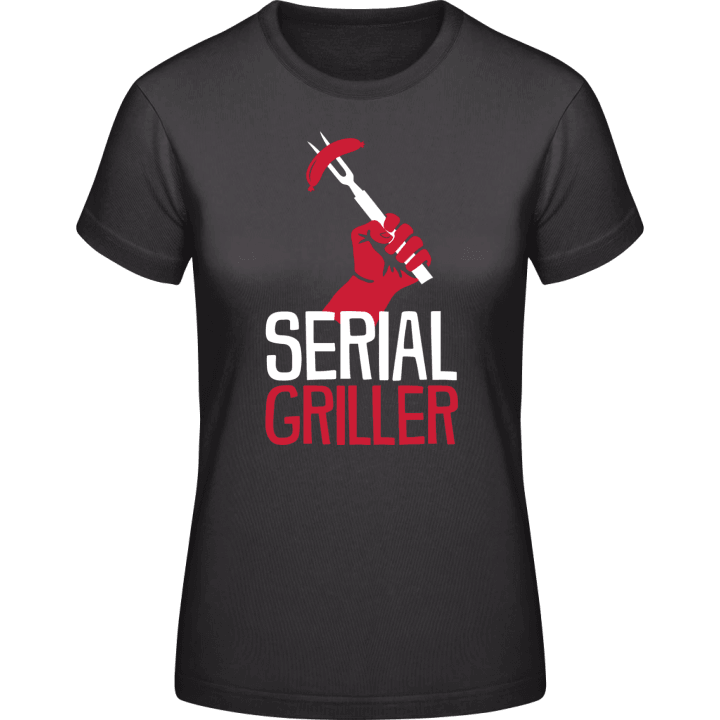 BBQ Serial Griller T-shirt för kvinnor contain pic