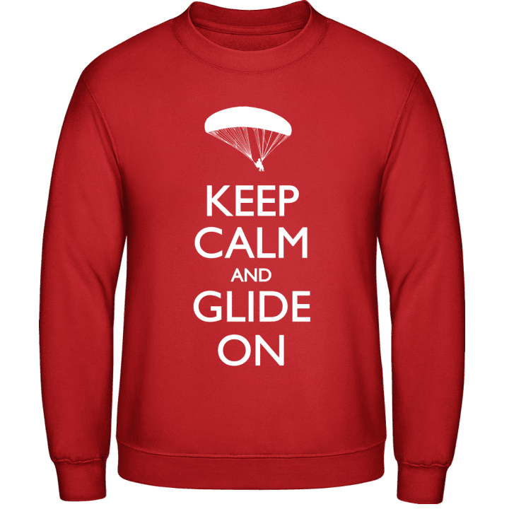 Keep Calm And Glide On Felpa contain pic