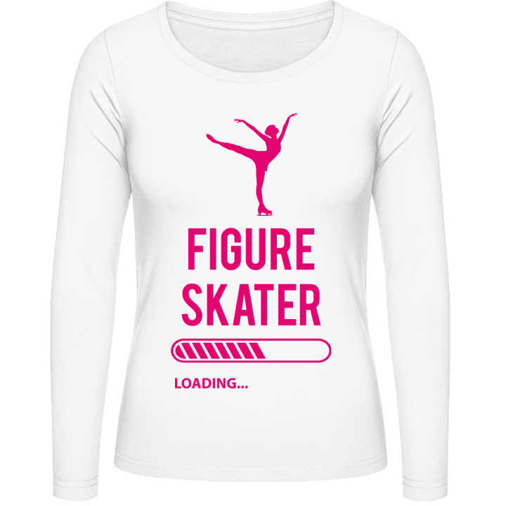 Figure Skater Loading Vrouwen Lange Mouw Shirt contain pic