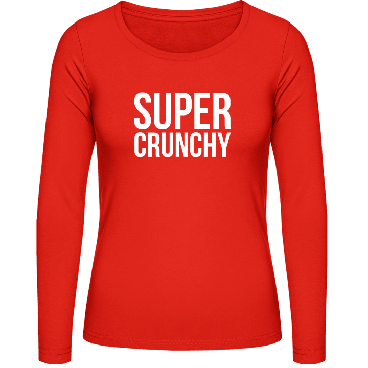 Super Crunchy Camisa de manga larga para mujer contain pic