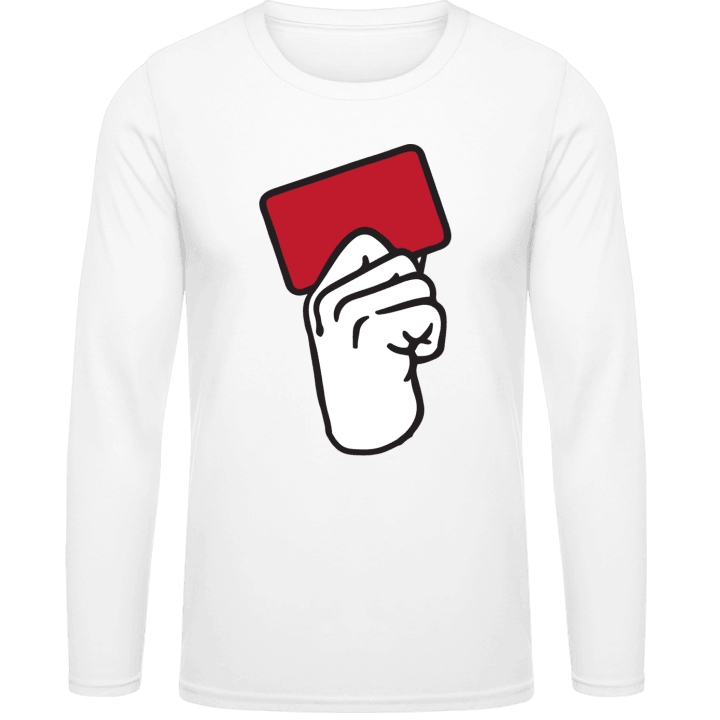 Red Card Shirt met lange mouwen contain pic