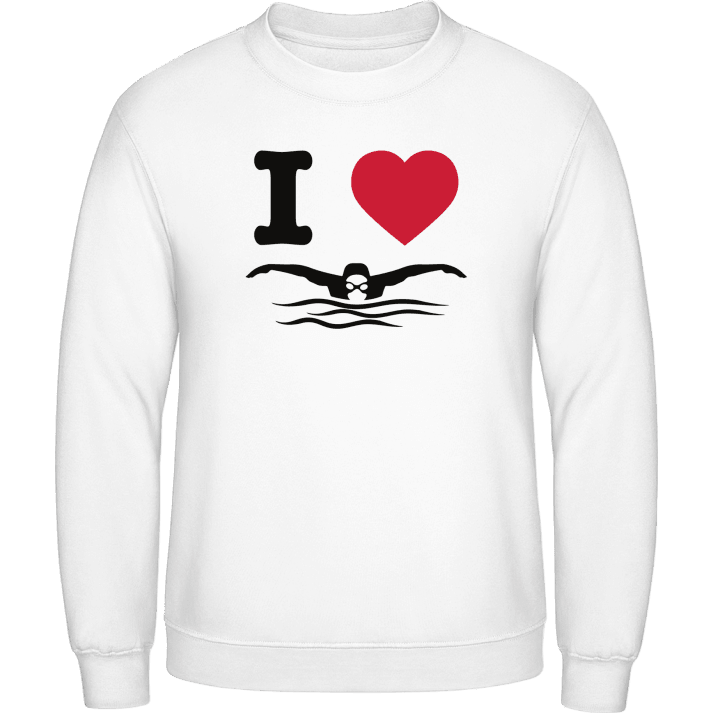 I Love To Swim Sweatshirt 0 image