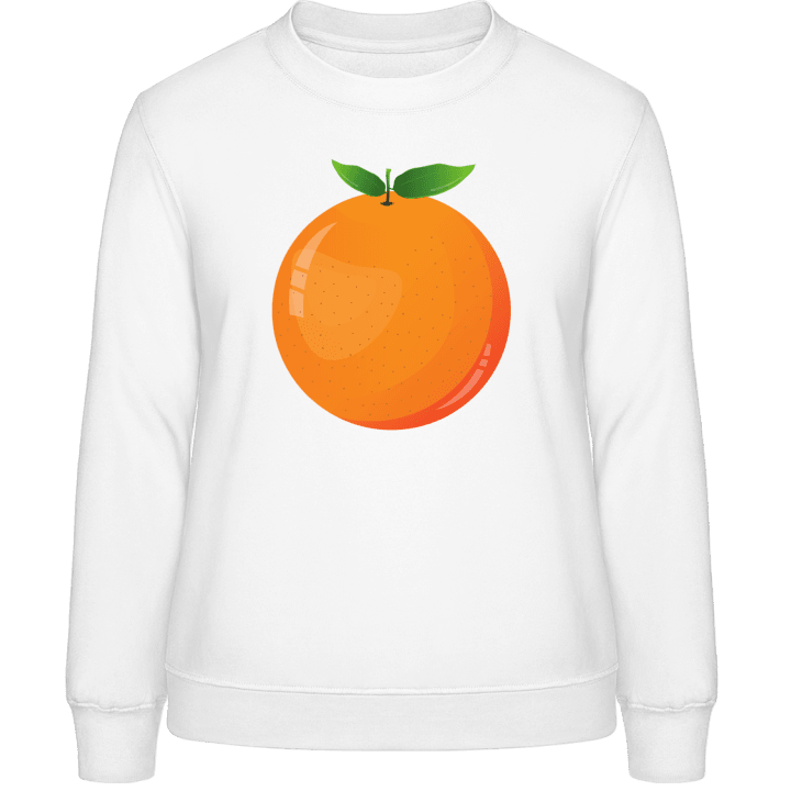 Orange Women Sweatshirt contain pic