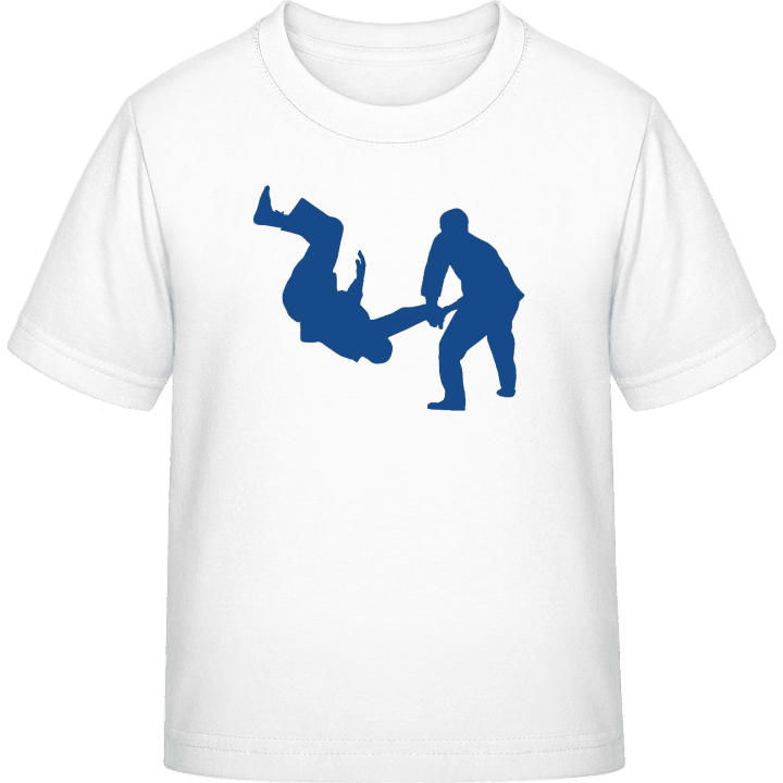 Judo Scene T-skjorte for barn contain pic