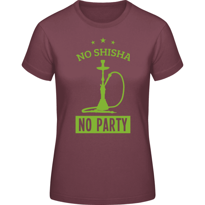 No Shisha No Party Logo Frauen T-Shirt 0 image