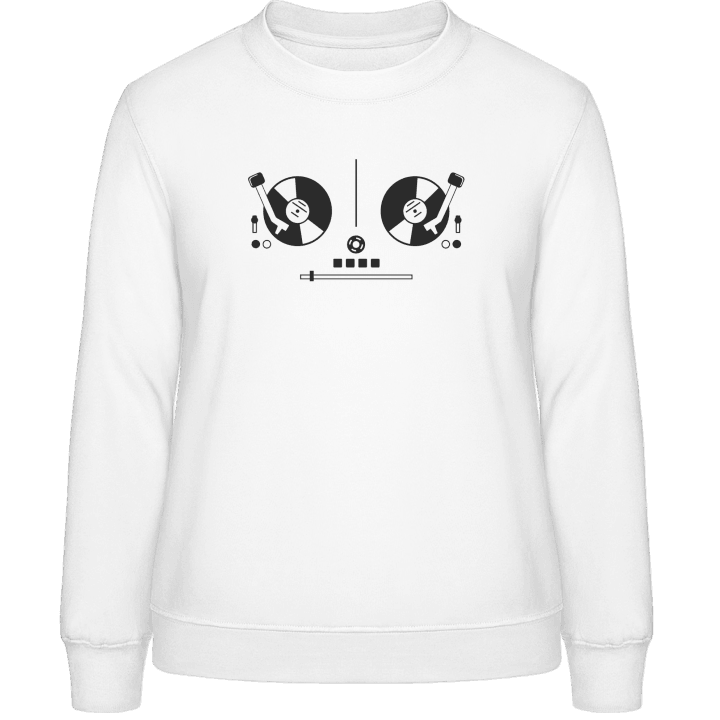 Mischpult Turntable Frauen Sweatshirt contain pic