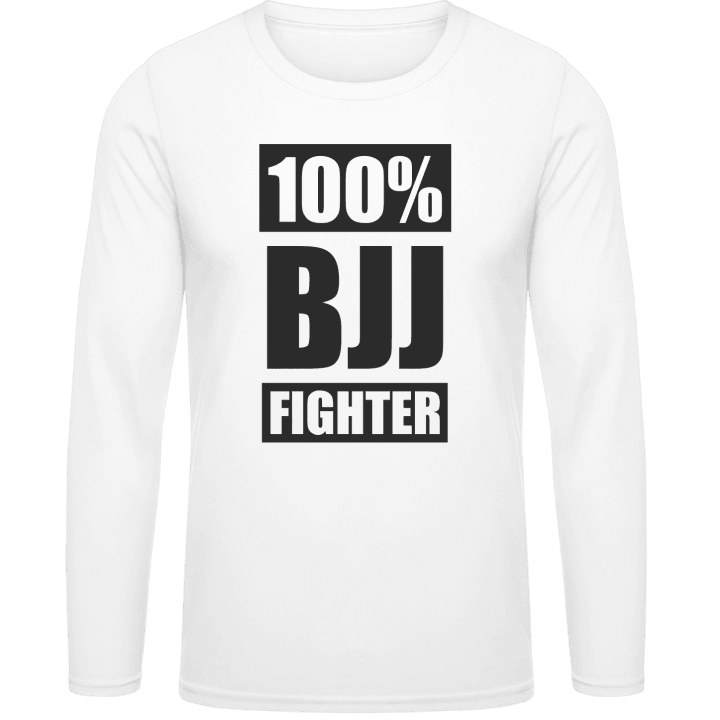 BJJ Fighter 100 Percent Long Sleeve Shirt contain pic