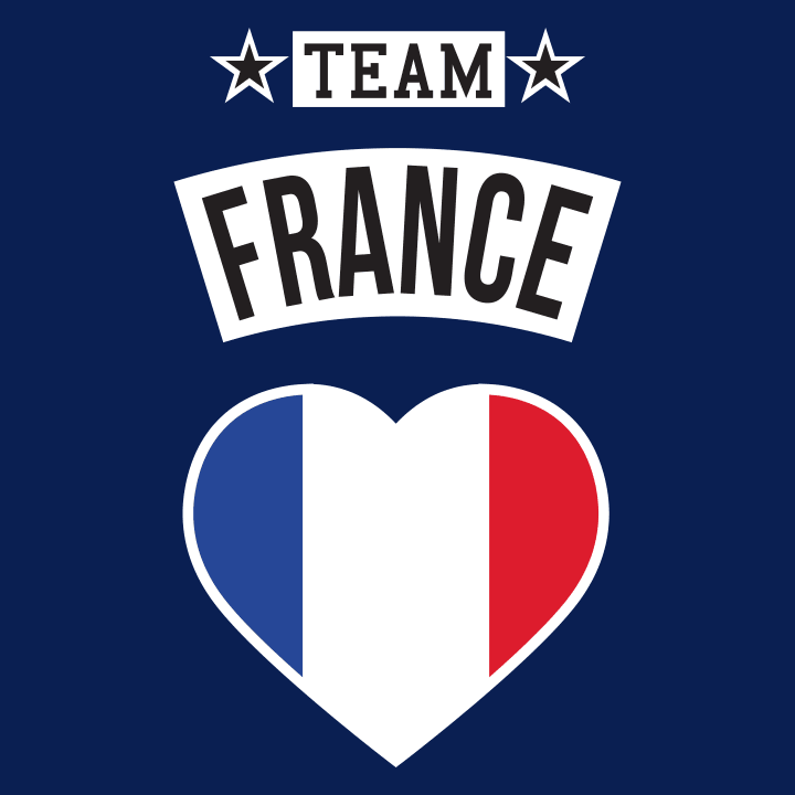 Team France Heart T-shirt för bebisar 0 image