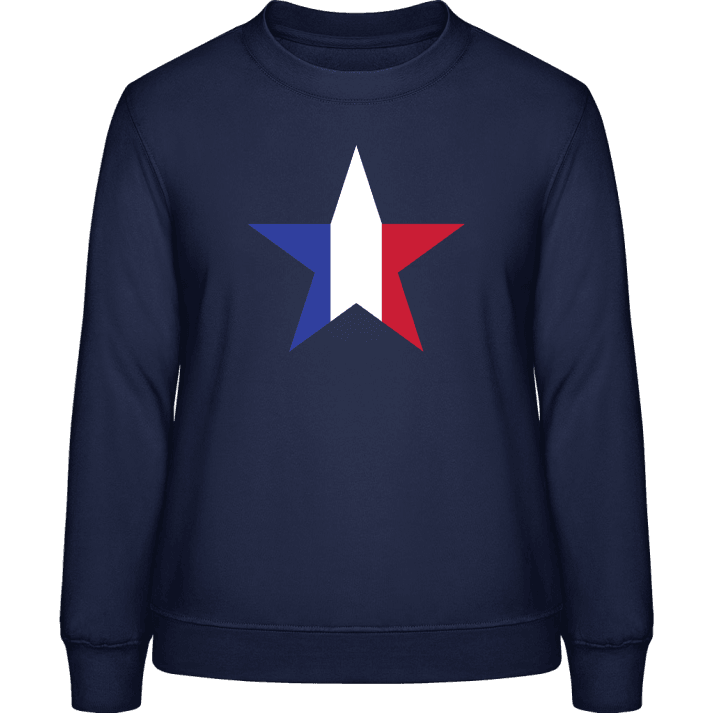 French Star Sudadera de mujer contain pic