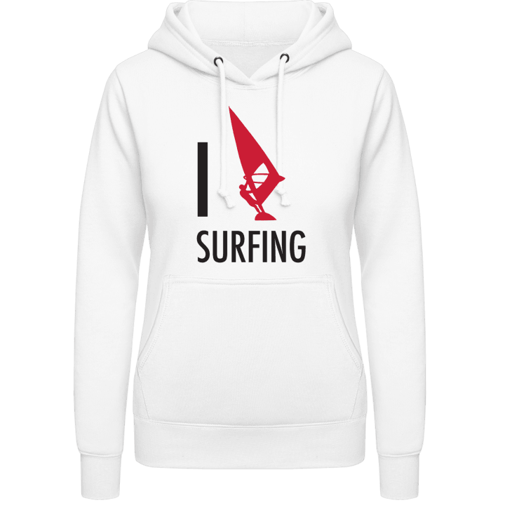 I Love Windsurfing Hettegenser for kvinner contain pic