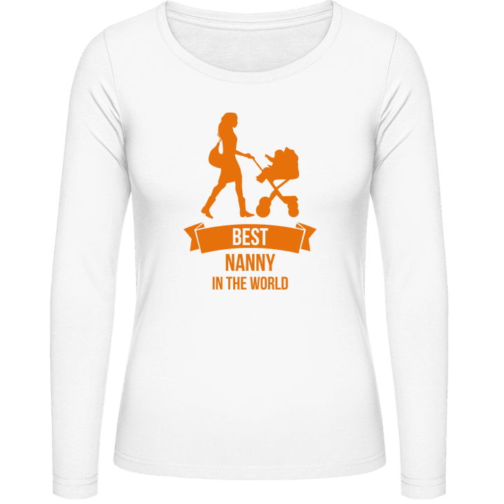 Best Nanny In The World Frauen Langarmshirt contain pic
