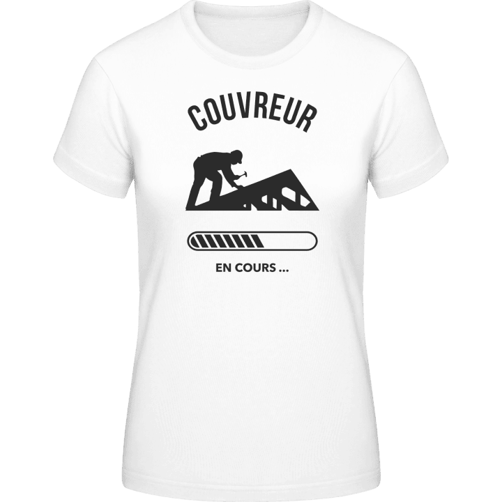 Couvreur en cours T-skjorte for kvinner contain pic