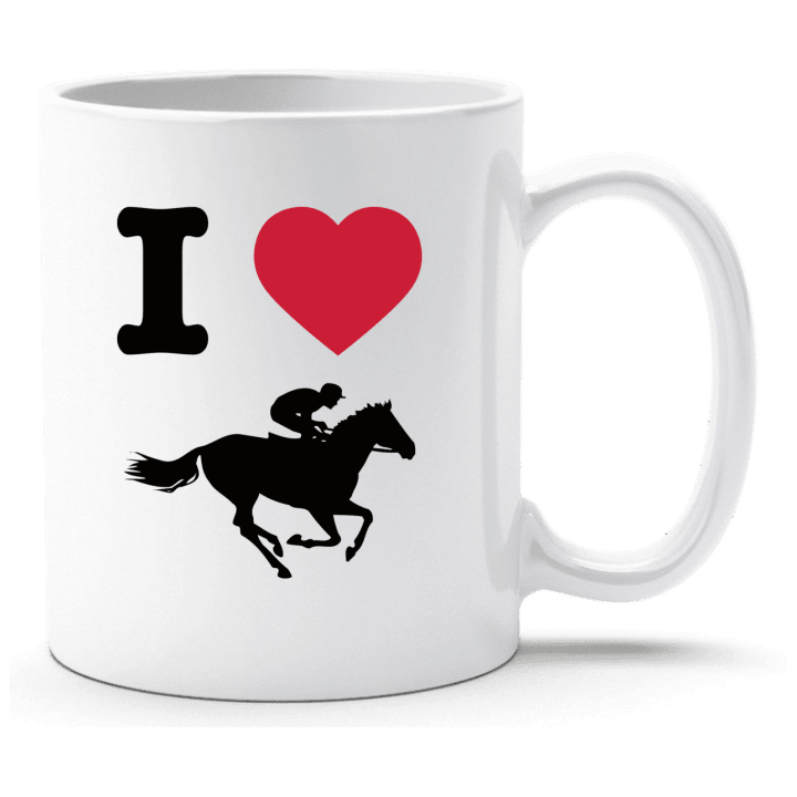I Heart Horse Races Cup contain pic