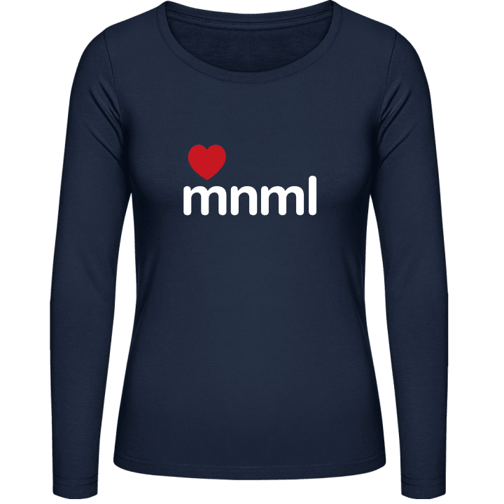Minimal Music Langermet skjorte for kvinner contain pic