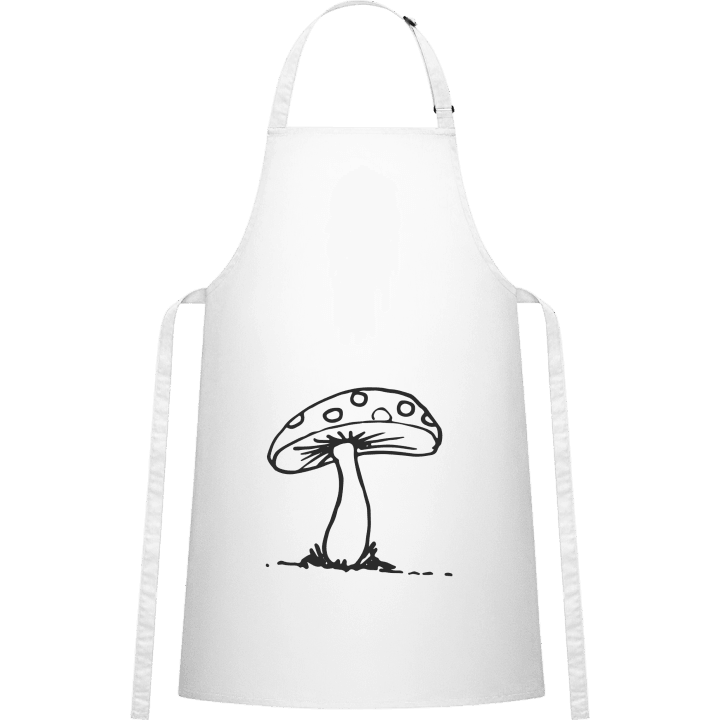 Mushroom Scribble Förkläde för matlagning contain pic