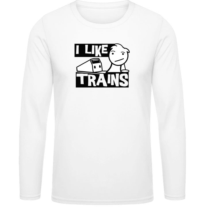I Like Trains Shirt met lange mouwen 0 image