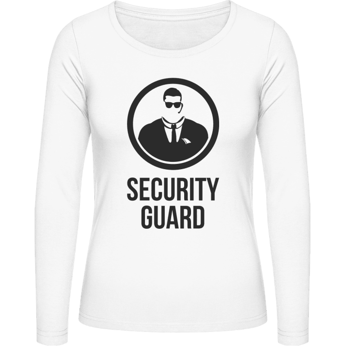 Security Guard Logo Kvinnor långärmad skjorta 0 image