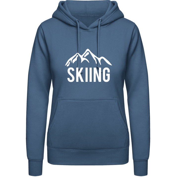 Alpine Skiing Sweat à capuche pour femme contain pic