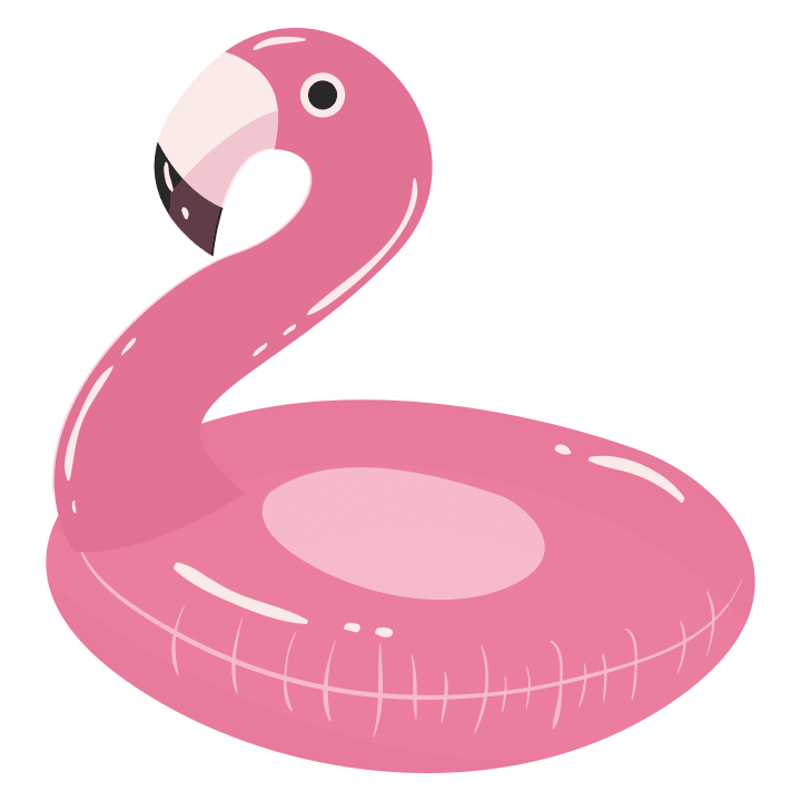 Flamingo Inner Tube Hoodie 0 image