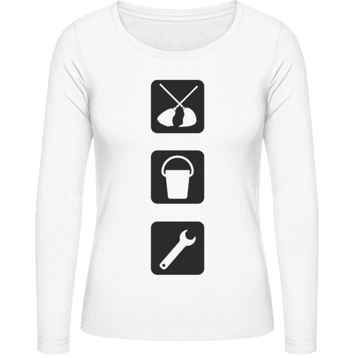 Cleaner Icons Langermet skjorte for kvinner contain pic