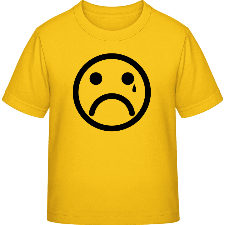 Crying Smiley T-shirt för barn contain pic