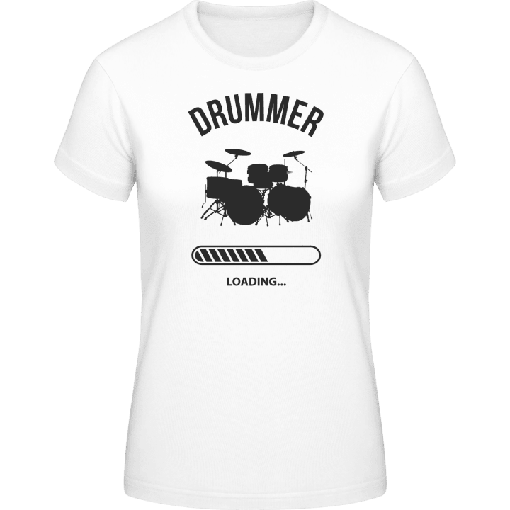 Drummer Loading Frauen T-Shirt contain pic