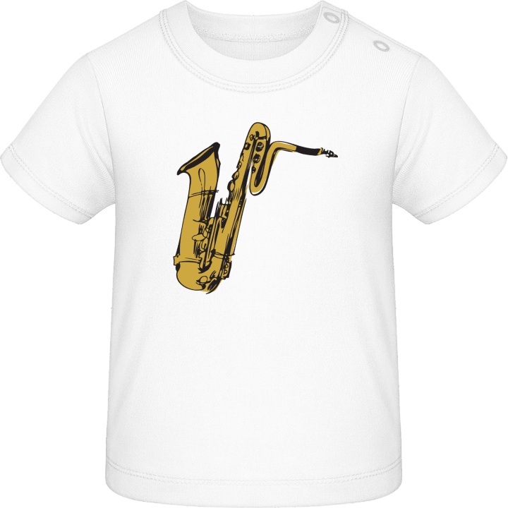 Saxophone T-shirt för bebisar contain pic