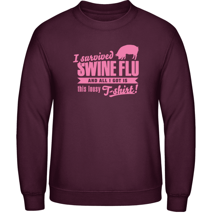 I Survived Swine Flu Sweatshirt contain pic