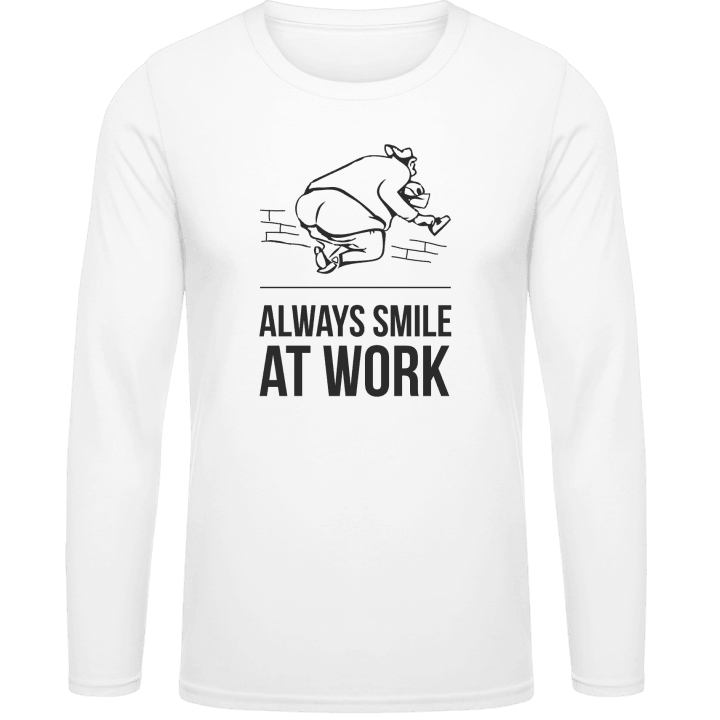 Always Smile At Work T-shirt à manches longues contain pic