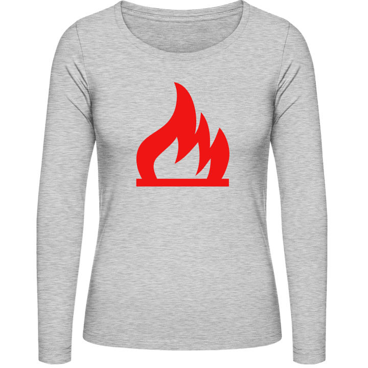 Fire Flammable Women long Sleeve Shirt 0 image
