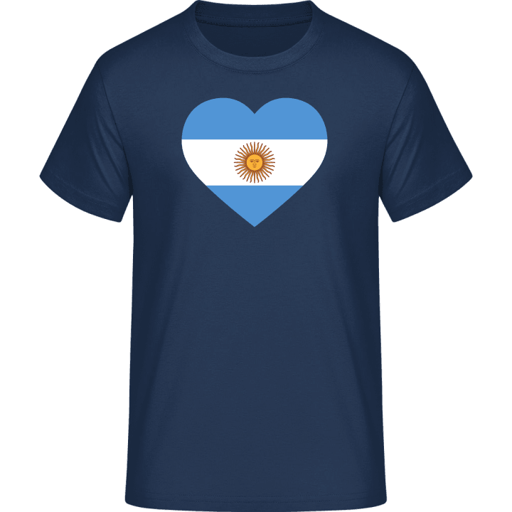 Argentina Heart Flag T-Shirt contain pic